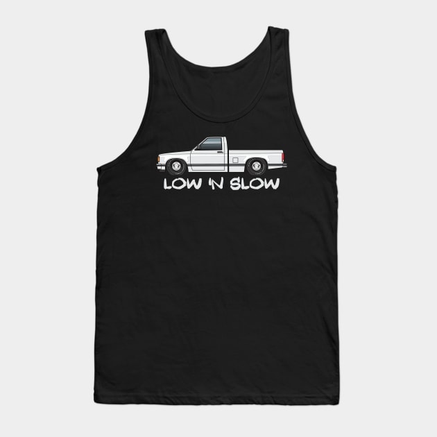 Low 'N Slow White Tank Top by JRCustoms44